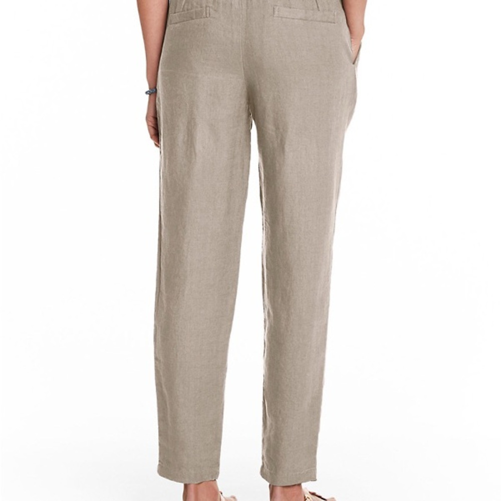 Talbots Linen Pleat-Detail Trousers Women’s SZ 14